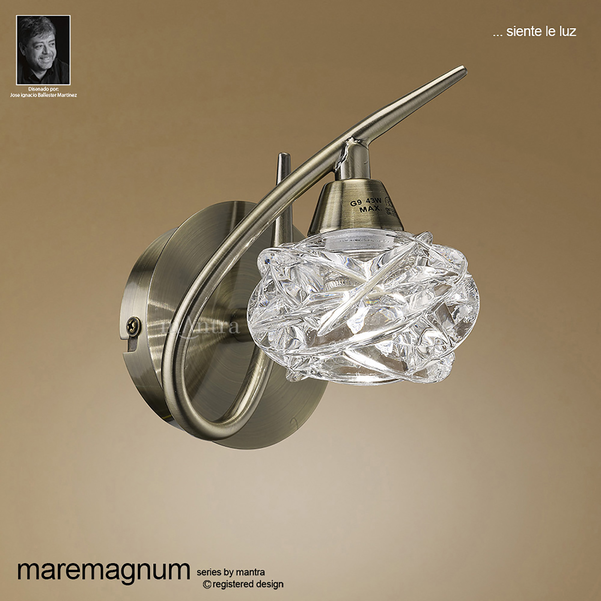 Maremagnum AB Wall Lights Mantra Contemporary Wall Lights Maremagnum AB Wall Lights Mantra Contemporary Wall Lights